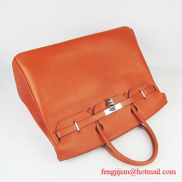 Hermes Birkin 40cm Togo Bag Orange 6099